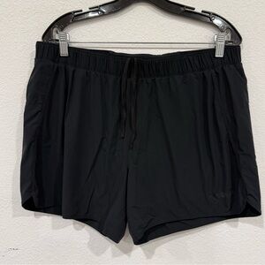 Men’s Hoka One One Black Glide Lined Shorts 5” Men’s Size X-Large